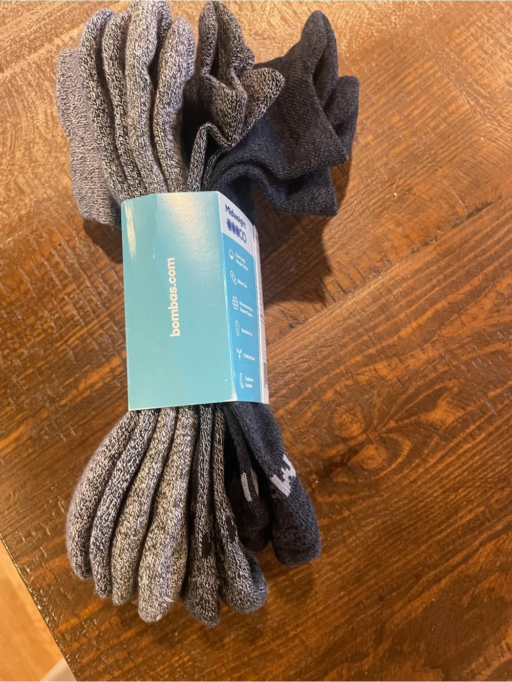 Bombas Men's Marled Gray Low-Cut Socks
